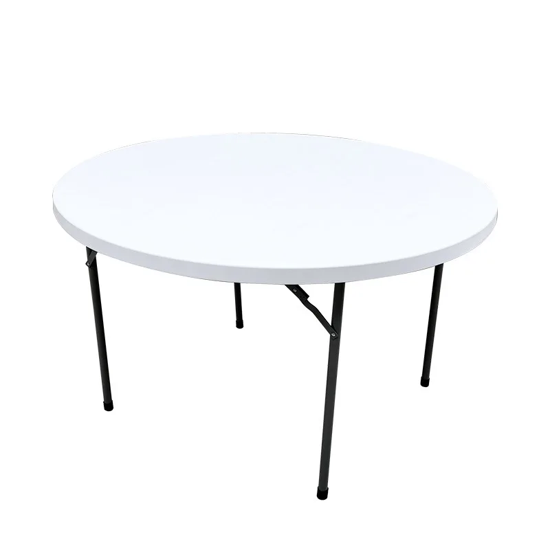 

Outdoor Dining Table Round Table Banquet Table Hotel Hollow Blow Molding Folding White Banquet