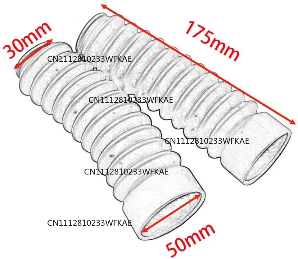 Pack 2 Front Fork Cover for Yamaha YBR125 Motorcycle Fork Boots Guard Protector Shock Absorber Rubber Boots Dustproof Dust Cover