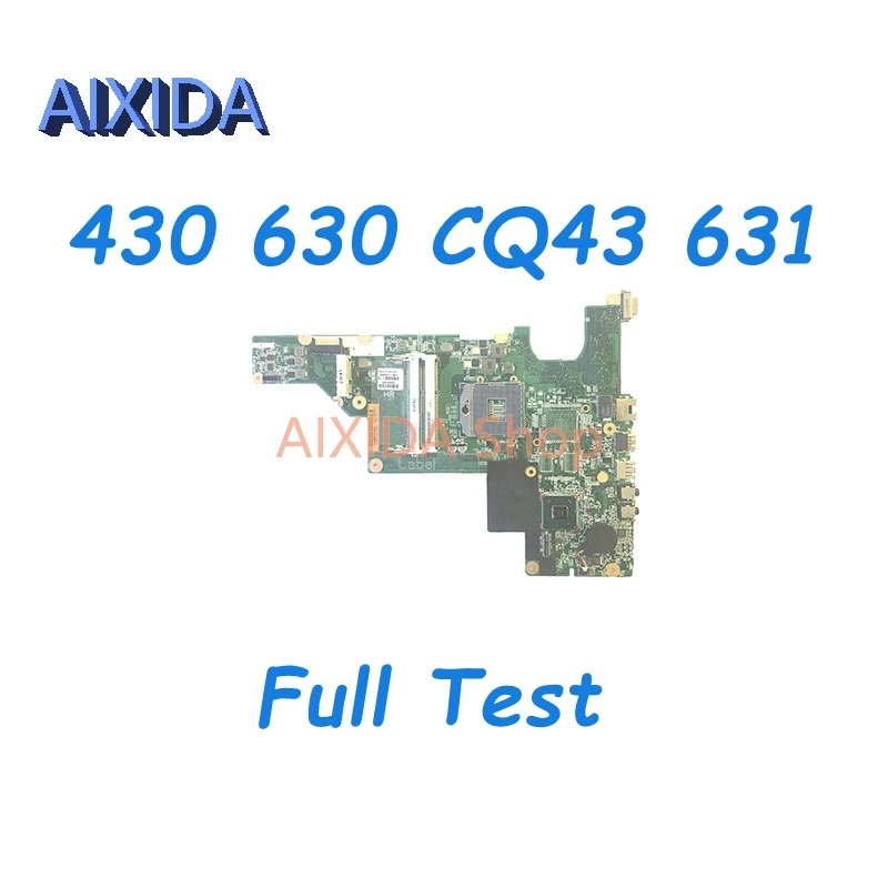 

AIXIDA 646671-001 646671-501 646671-601 материнская плата для ноутбука HP PAVILION 430 630 CQ43 631 материнская плата HM65 DDR3 Полная проверка