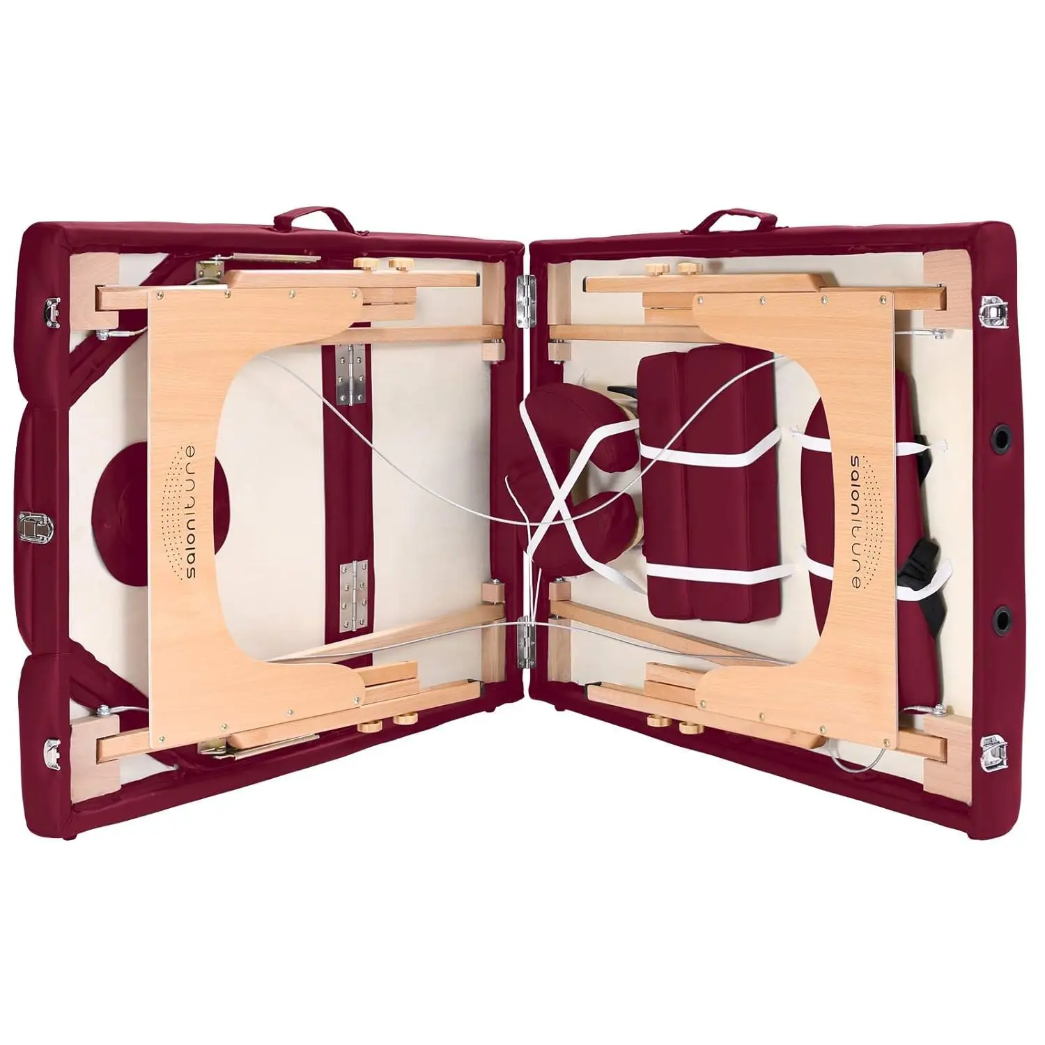 Table de massage portable professionnelle avec dossier