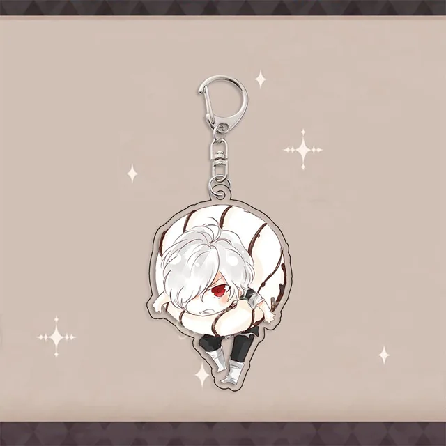 5CM Anime Komori Yui Sakamaki Ayato Reiji Doughnut Key Chains Artistic Creative Fashion Jewelry Pretty Unique Design Accessories