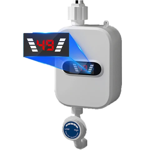 인스턴트 전기 온수기, 빠른 난방, 미니 소형 샤워, 내구성 안전 가정 주방 온도 조절 샤워 세트, 3500W  Best5