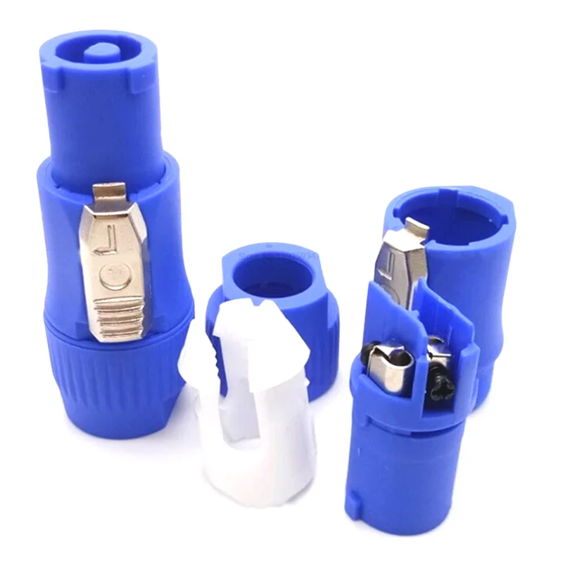 Y43A-20Pcs 3 PIN Male Powercon Connector Signal Input Jack For  & Stage Light Power