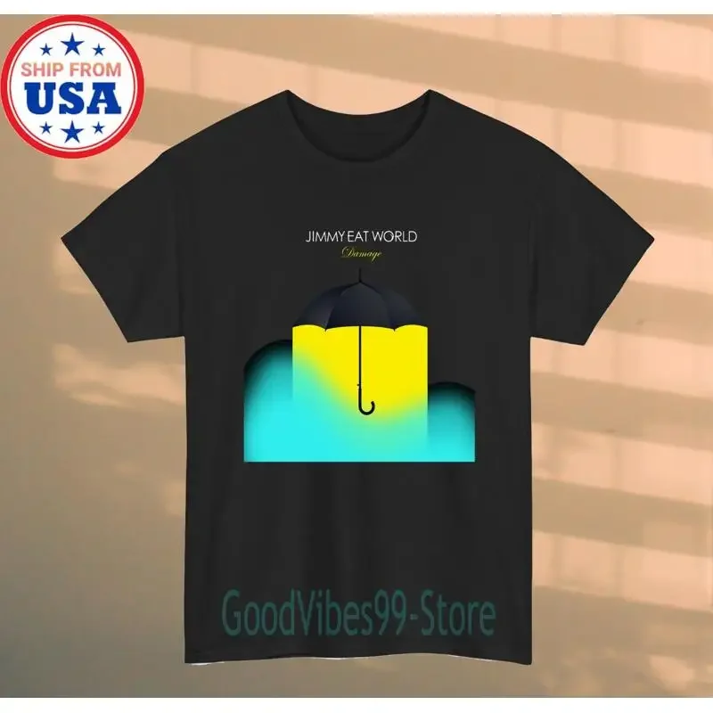 Jimmy Eat World Damage Men's Black Tshirt Size S5XL