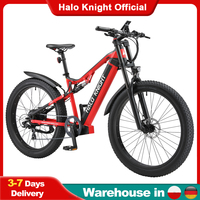 Halo Knight H03 Electric Bikes 1000W 48V 19.2Ah Mountain Ebike 27x3.0 Fat Tire E Bike Men Powerful Electrical Bicycle Fatbike