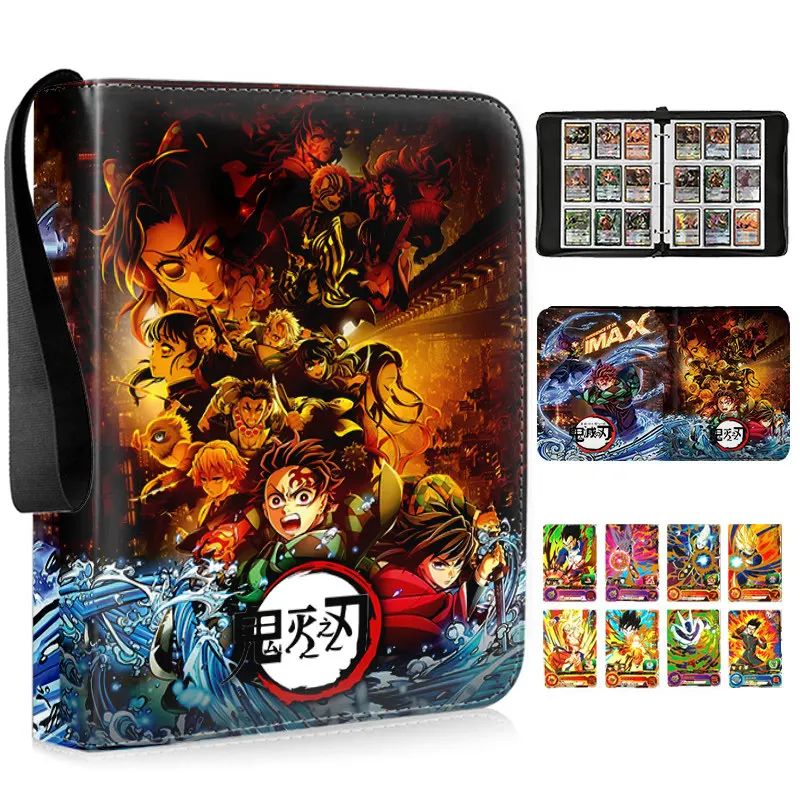 POD Demon Slayer Kimetsu No Yaiba Infinity Castle 9 Pocket Loose Leaf Premium Collector Album Storage Cards Collectors Fans Gift