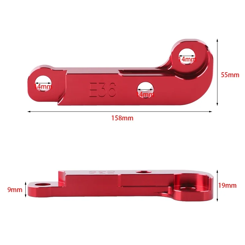 Aluminium 2pc for BMW E36 Car Adapter Increasing Turn Angle about 25% Drift Lock Kit for BMW E60 E90 E70 Increase The Corner