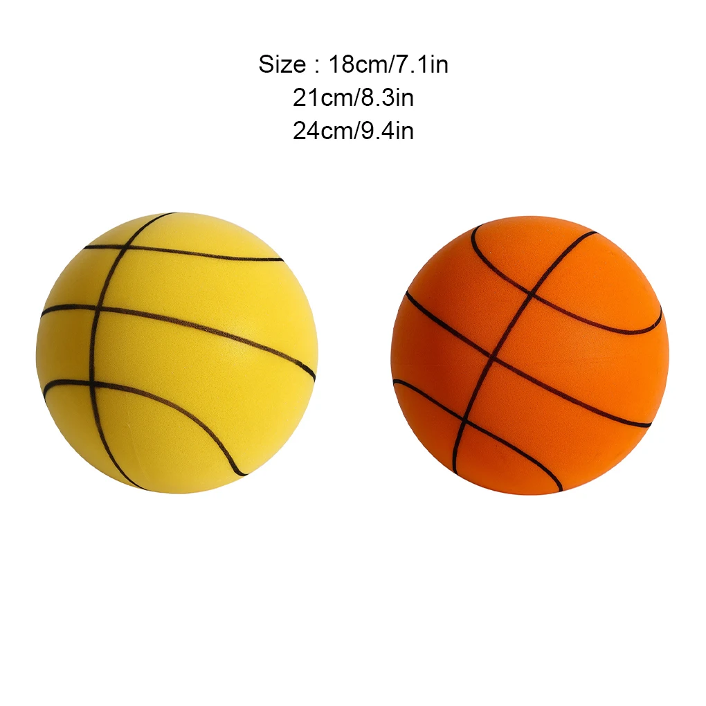 Handleshh Silent Basket Edutainment senza rumore per bambini Inodore ed ecologico per interni giallo 18 cm