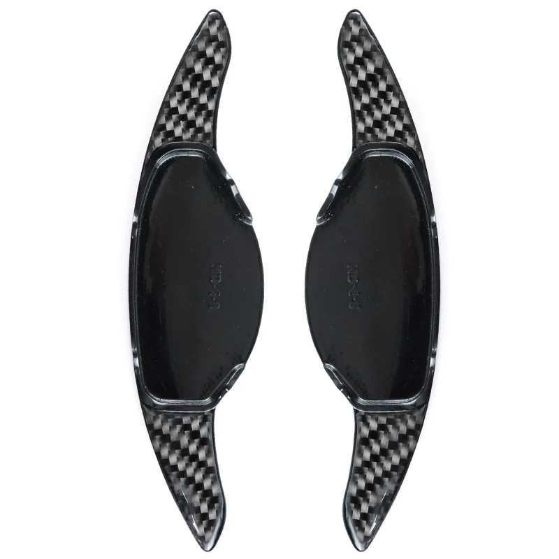 พวงมาลัยรถยนต์ DSG Shift Paddle Extender คาร์บอนไฟเบอร์ Shifter สติกเกอร์สำหรับ Nissan Altima Platinum SR SL Juke Qashqai Rogue