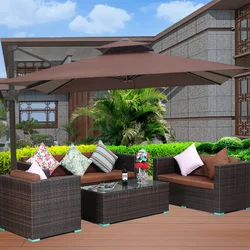 Patio Dining Table Set Balcony Garden Sets Lounge Coffee Mesas Outdoor Decor Luxury Terrace High Quality House Capsule Furniture