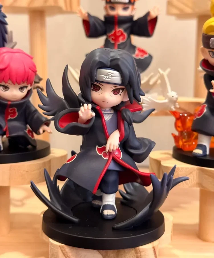 12 Stück Blindboxen mit Naruto Qibaodeng, Kampf mit Xiao, Stinktierfigur, schrillen Dekorationen, mysteriösen Geschenkboxen. – Detail 10