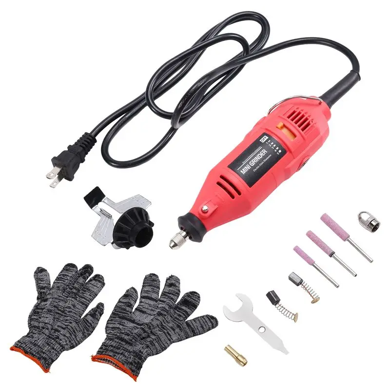 AB02 180W 5 Gears Electric Power Grinder Machine Electric Saw Grind Chainsaw Sharpening