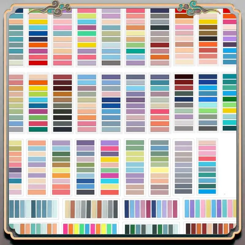 

7400 Sheets Transparent Sticky Notes Self-Adhesive Bookmarker Annotation Reading Book Clear Tab Posted It Easy To Use