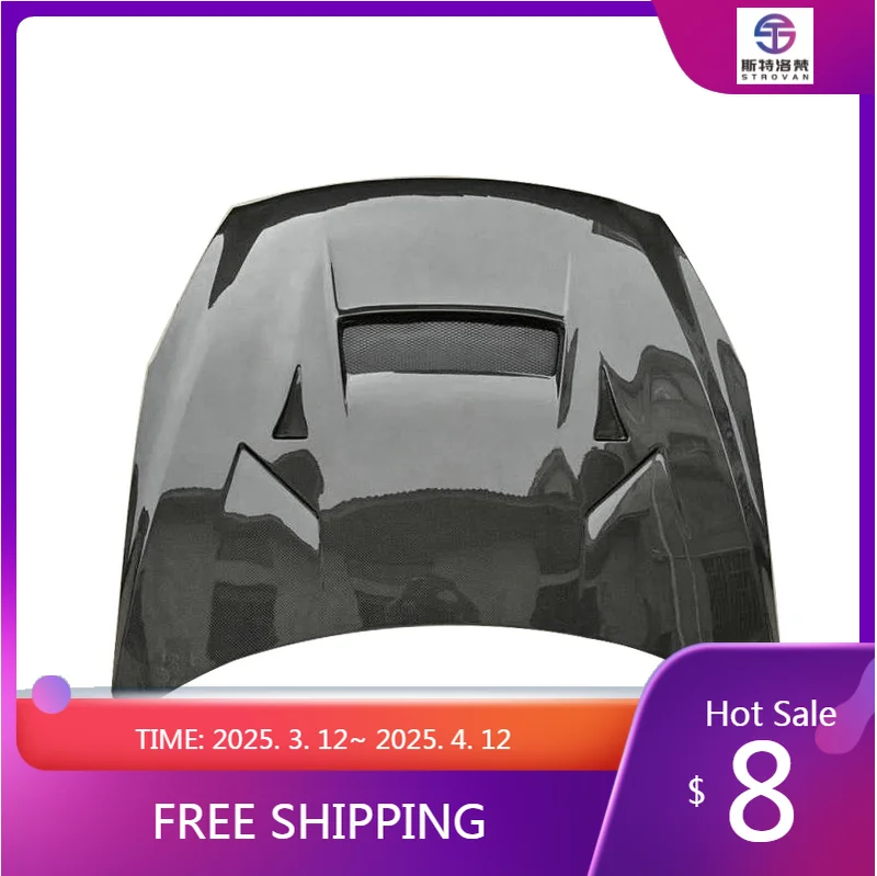 

Deren High QualityCarbon Fiber V Style Front Engine Hood Engine Bonnet Exterior Trim for R35 GTR