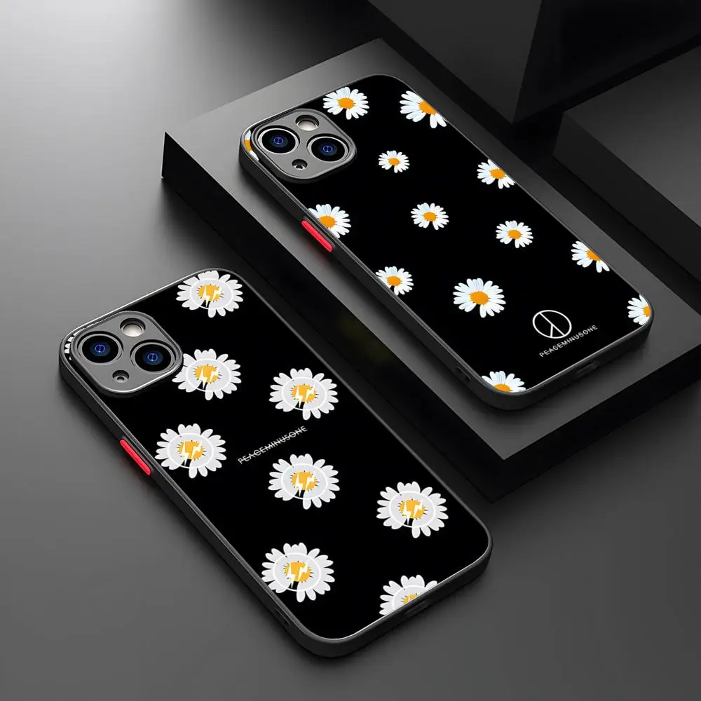 Роскошный чехол для телефона P-PeaceminusoneS Potdemiel, матовый, прозрачный, для 16, 15, IPhone 12, 11, 13 Pro Max X XR 8 Plus, задняя крышка