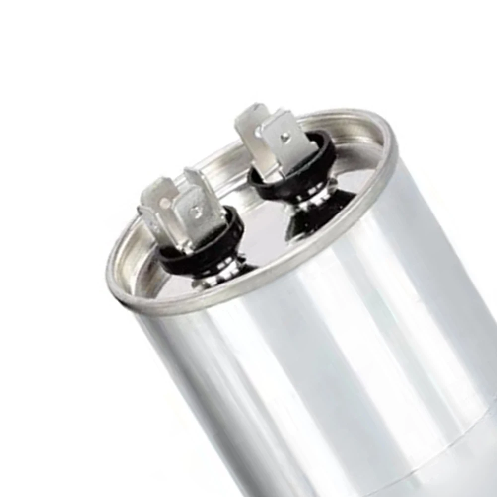 CBB65A 70uF 450V Metal Capacitor for Air Conditioner Motor Run Applications with Clear Terminal Identification Labels