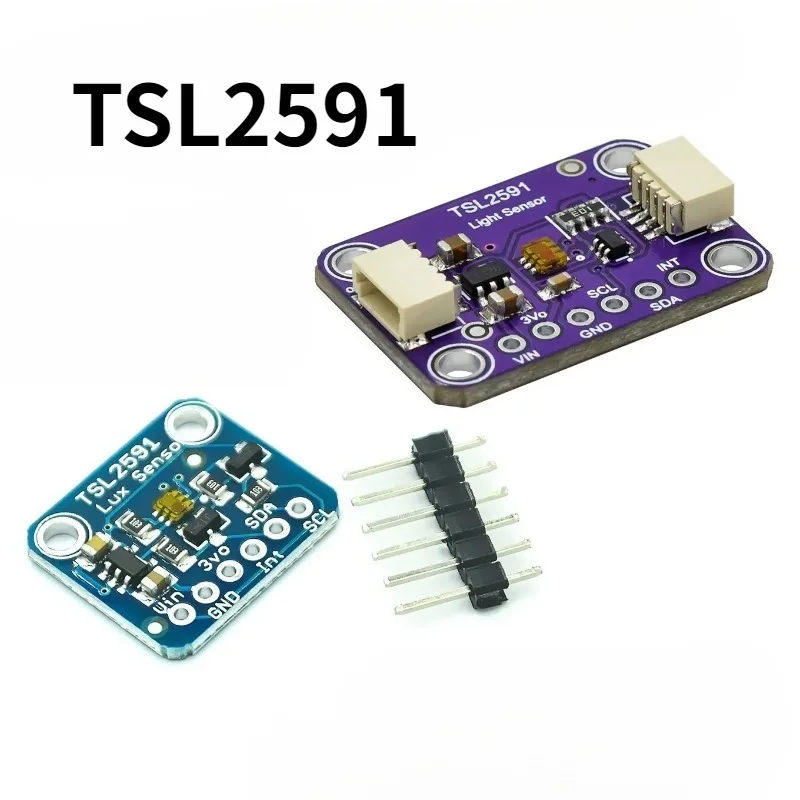 

TSL2591 Digital Light Sensor Breakout Module High Dynamic Range Lux IR Infrared Full Spectrum Diodes Detect 3.3V-5V for Arduino