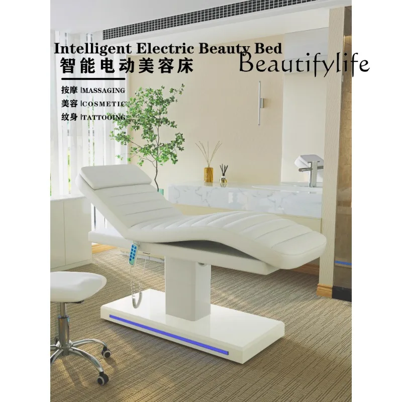 Electric Beauty Bed Ear Cleaning Bed Nursing  Beauty Salon Automatic Lifting Tattoo Bed