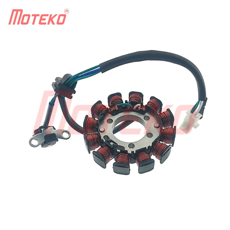 Bobina magnética de estator de encendido A/C 12 bobinas de 4 orificios para HONDA XR150 XR150L CB150