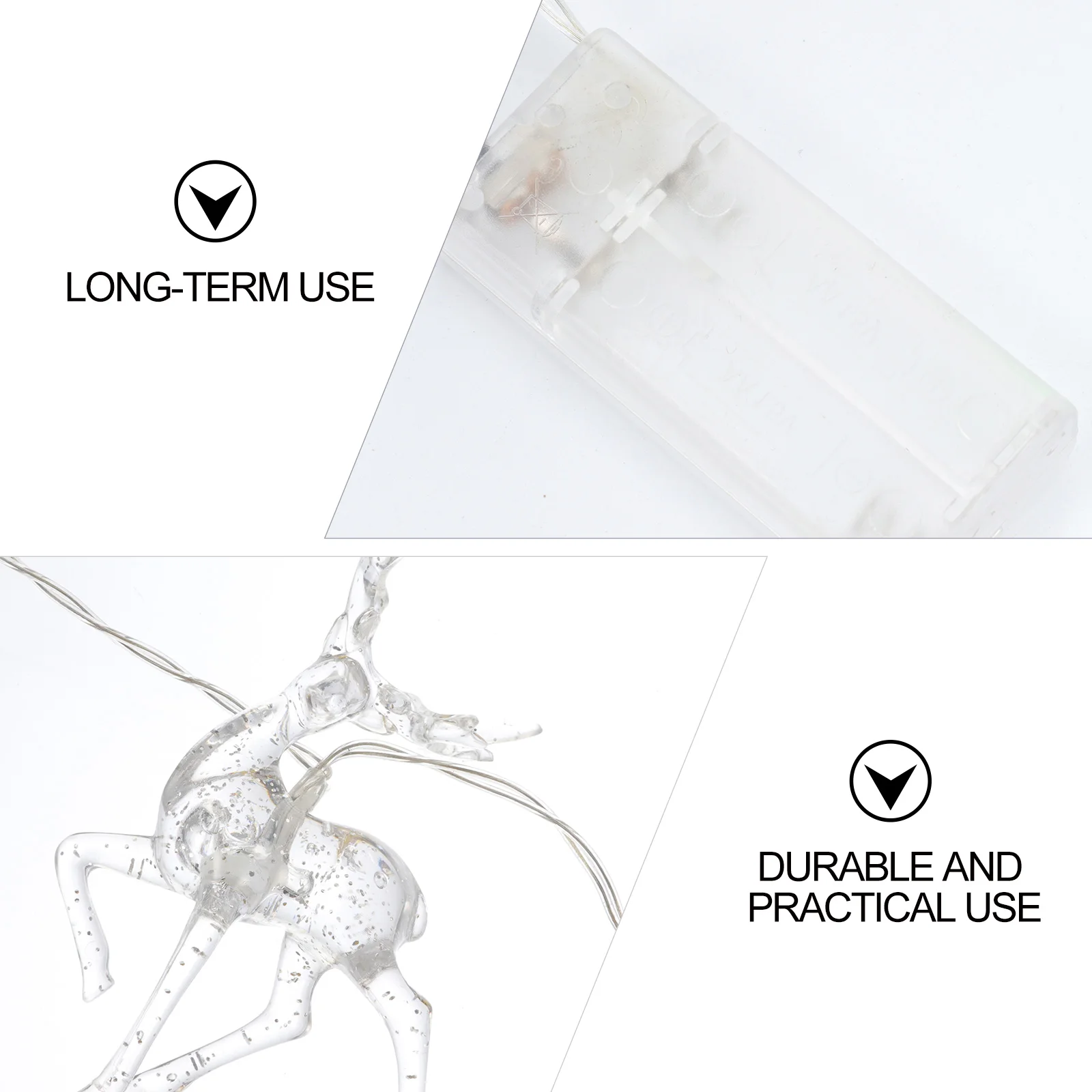 1 stks Kerst Rendier Lamp String Kerst LED Licht Decoratieve String Light Party Festival Warme Charmante Sfeer