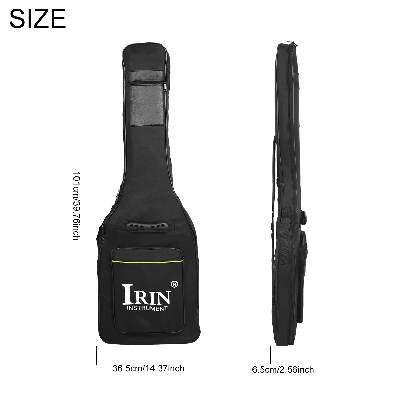 IRIN 38/41 Zoll Akustik-Klassikgitarrenkoffer E-Gitarrentasche 4/5 Saiten E-Bass Rucksack Gitarrenteile & Zubehör – Detail 2