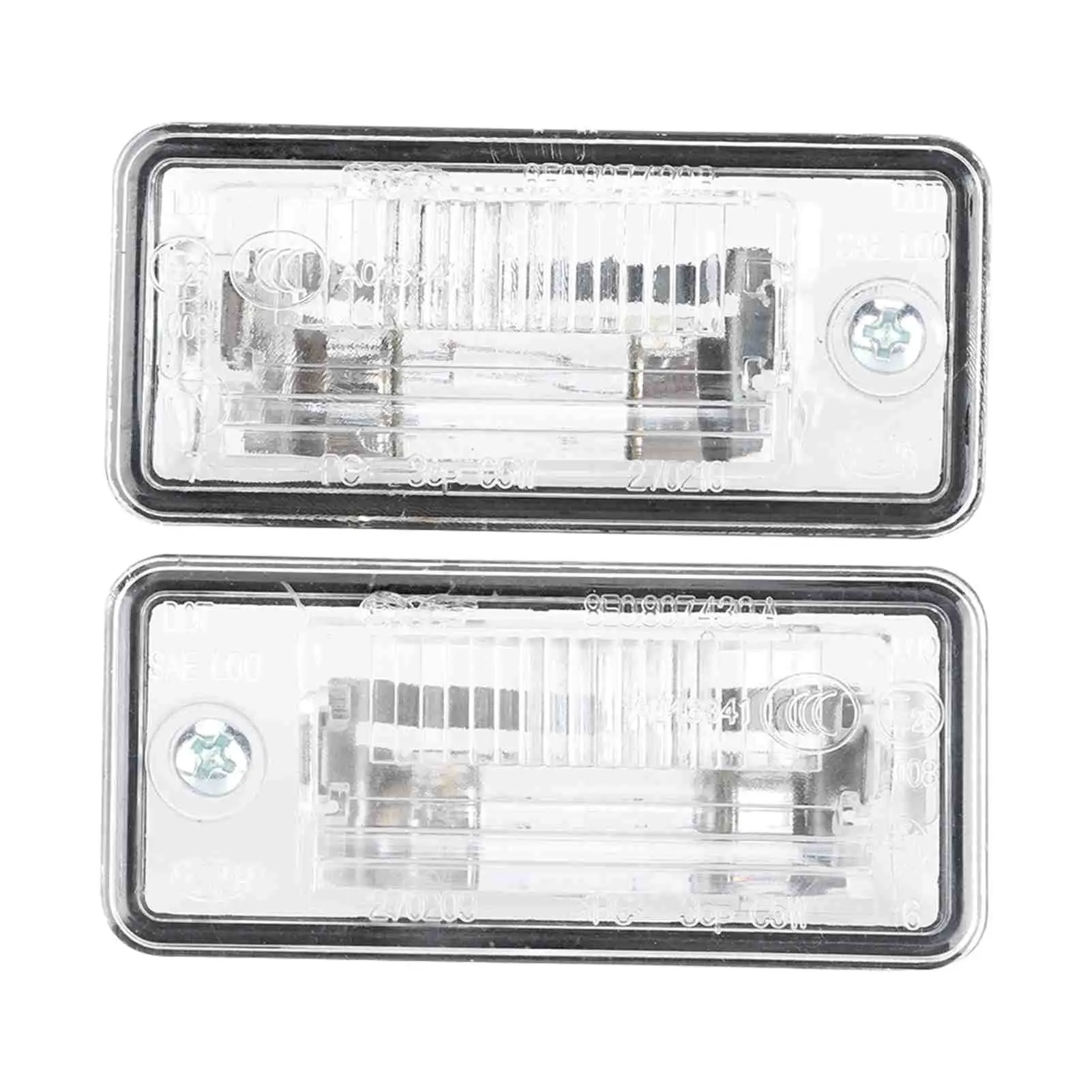 

for Audi License Plate Light Pair 8E0807430A 8E0807430B for A3 A4 A5 A6 C6 A8 D3 Q7 RS4