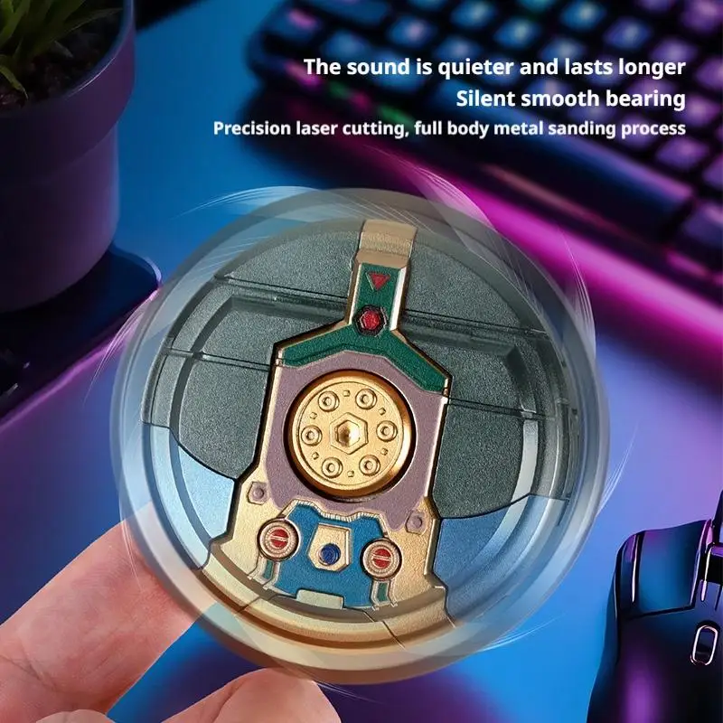 Nouveau Robot de déformation à boule rotative 360, gyroscope du bout des doigts, jouets sensoriels pour adultes, jouet de décompression, soulagement du Stress, Transformation du Robot