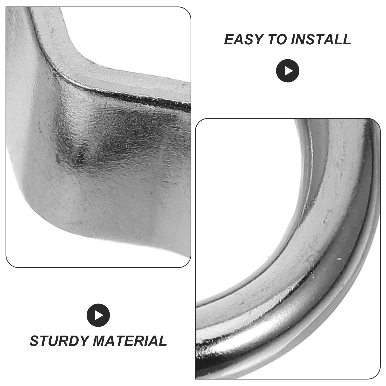 

D Ring Tie Down Anchor Heavy Duty Steel Iron Truck Pickup Trailer Bed Bracket Secure Fastening Trailer Accessories