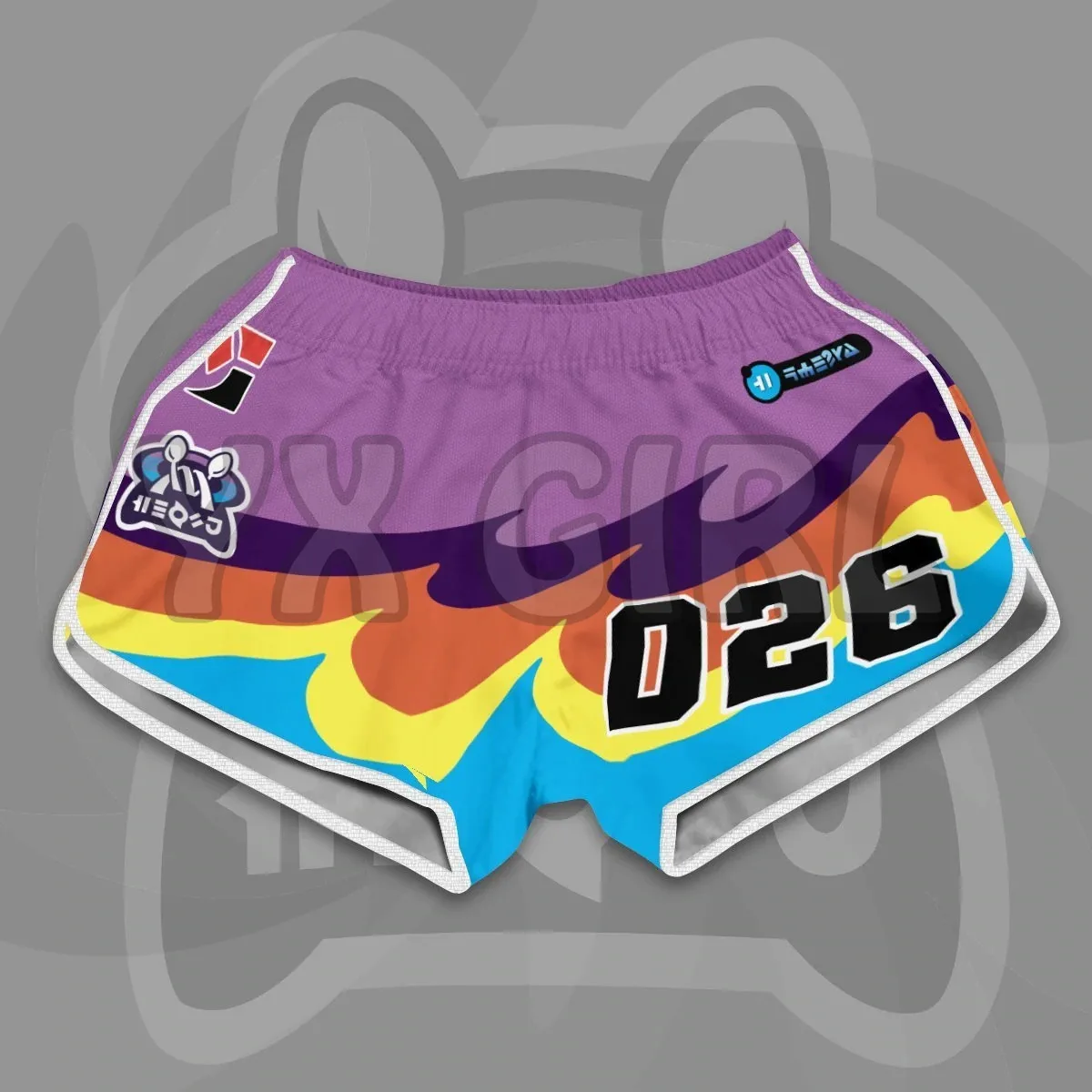 psychic-uniform-women-beach shorts   3D All Over Printed Shorts Quick Drying Beach Shorts Summer Beach Swim Trunks