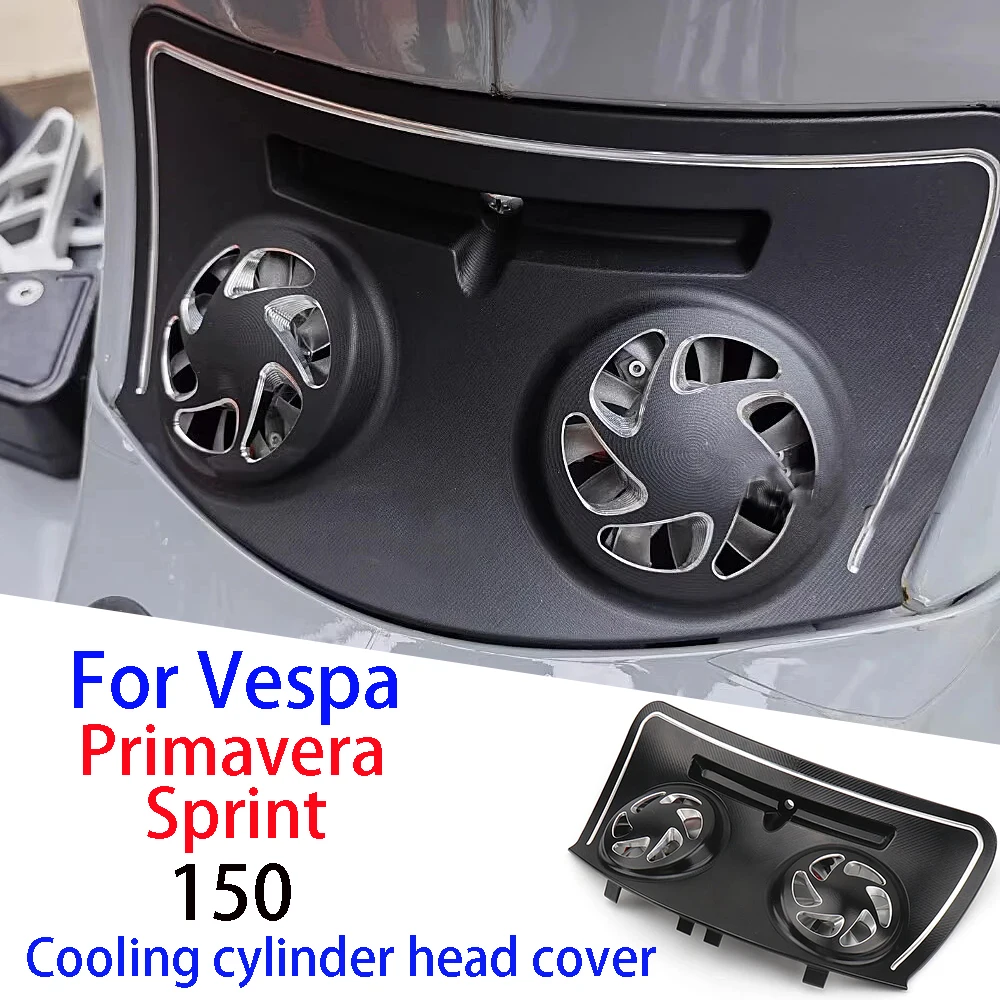 

For Vespa Primavera 150 Sprint 150Motorcycle Accessories Aluminium Cylinder Head Protector Cover Cooling Cover Decorative Cover