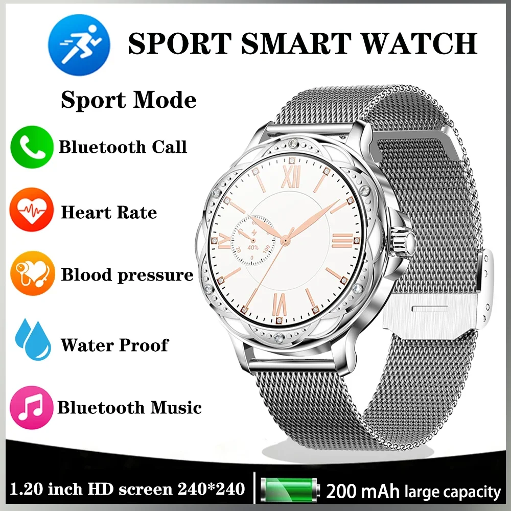 

Xiaomi Mijia Watches for Women Frees Shipping Bluetooth Calls Heart Rate Monitoring Watches Waterproof Fitness Smart Watch Woman