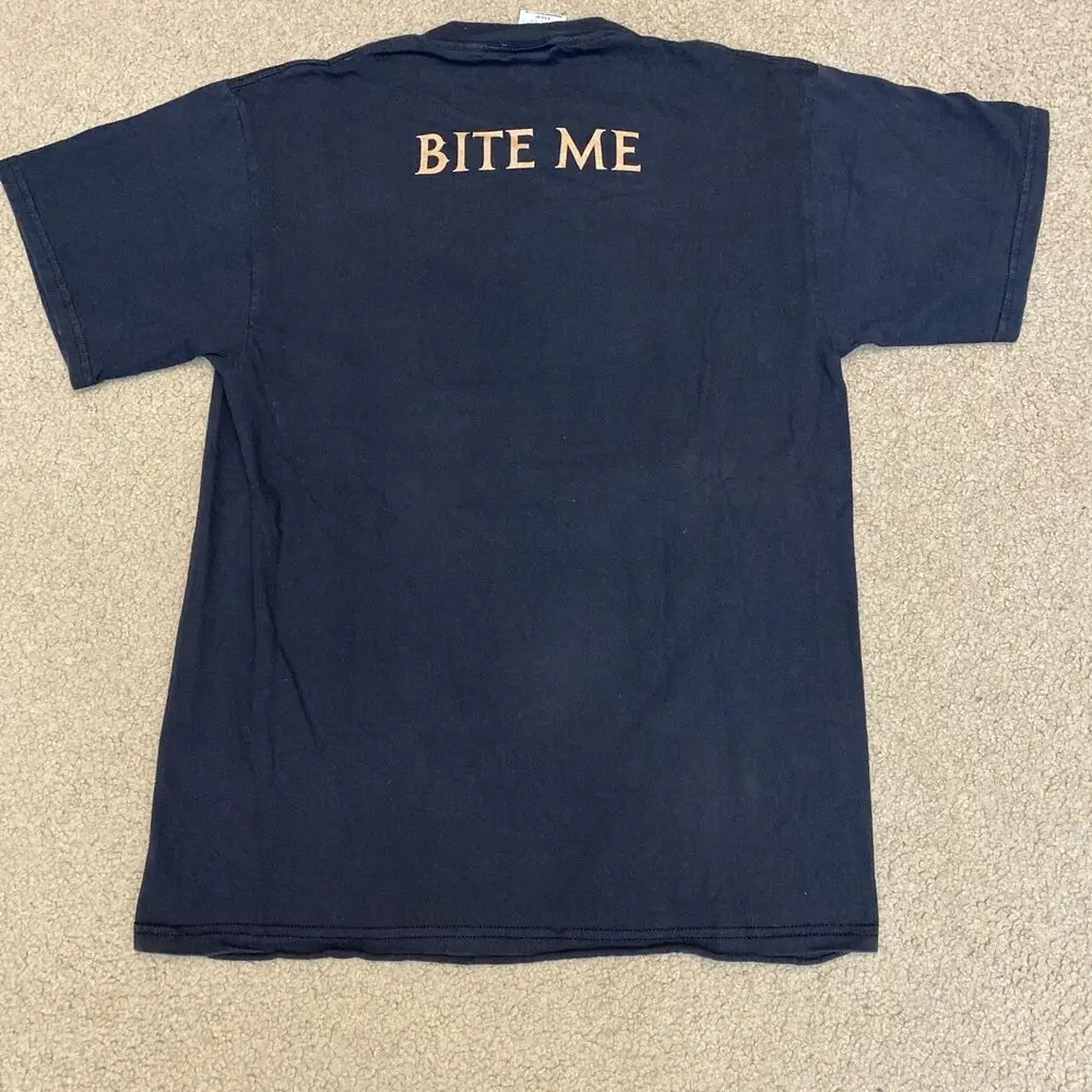 Vintage Buffy The Vampire Slayer Bite Me Shirt Men’s XL Buffy Spike Promo