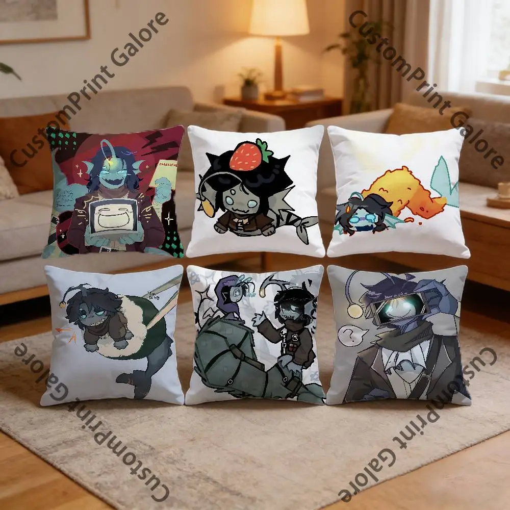 

P-Pressure Sebastian Solace Square Throw Pillow Cover Multiple Sizes Soft for Sofa Bedroom Living Room Home Decorative