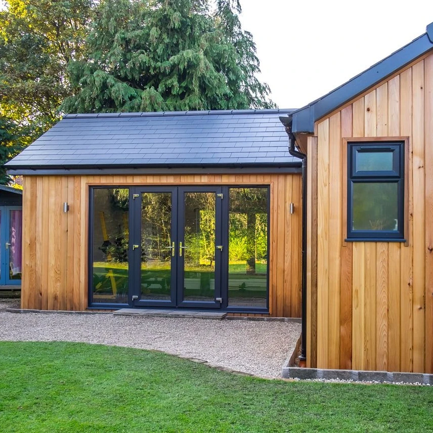 

Modern Hinged Door Soundproof Hurricane Proof Thermal Break Casement Doors Tempered Glass Aluminum Door for Residential House