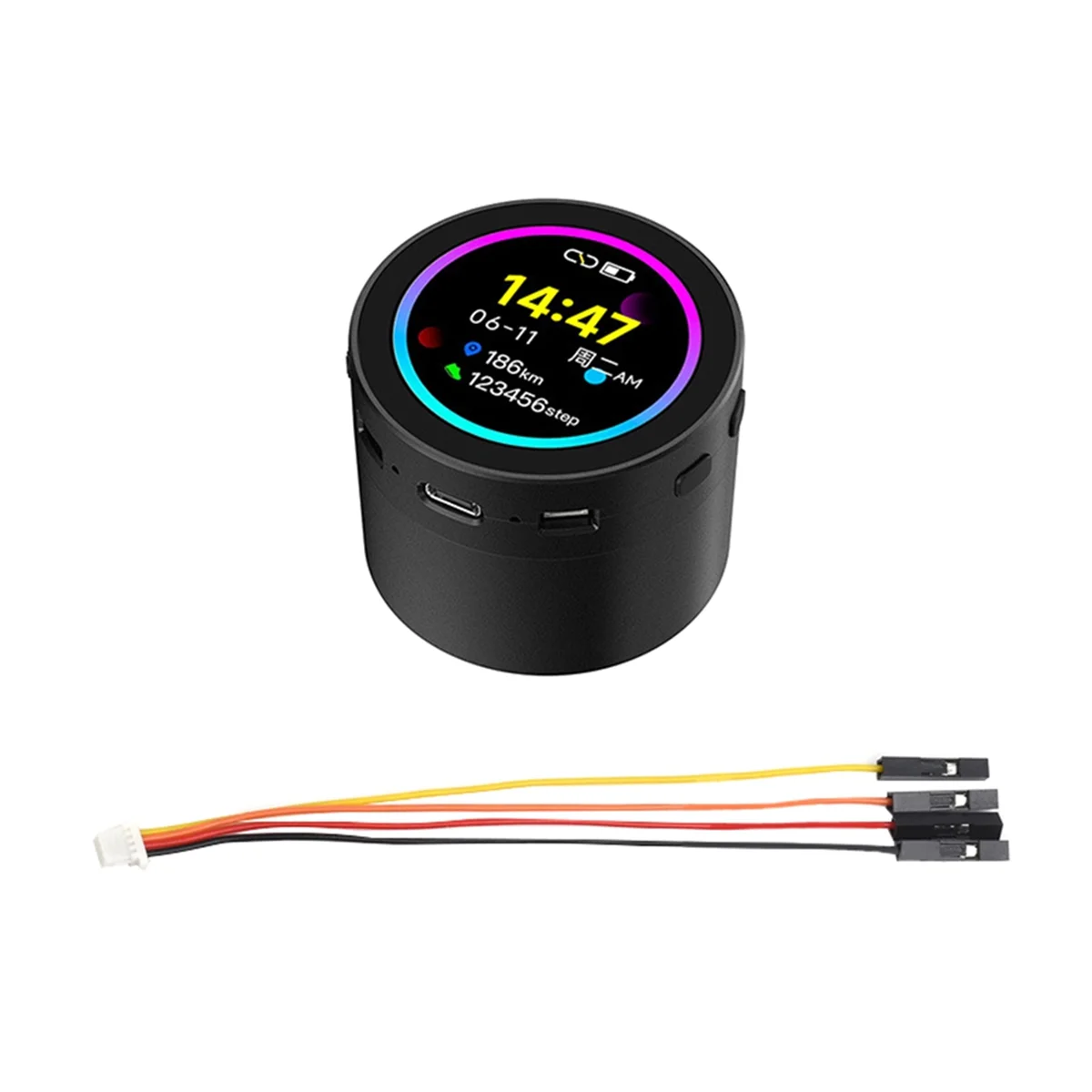 

Yours ESP32-S3 1,85-дюймовый круглый дисплей для разработки AI-платы 360X360 поддерживает Wi-Fi, Bluetooth, AI-распознавание голоса