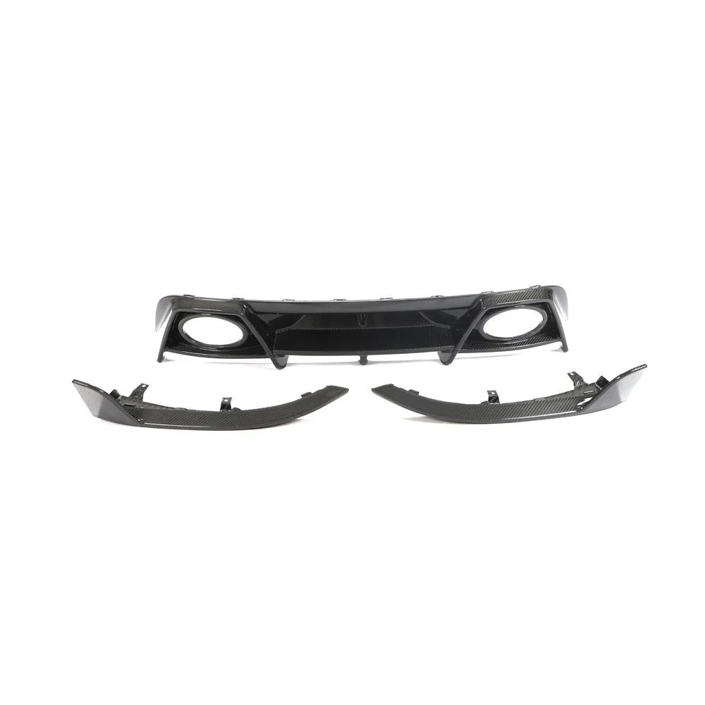 

Genuine Dry Carbon Fiber For Porsche 911 Turbo S 2019-2022 Front Lip Side Skirts Rear Diffuser Body Kits Car Accessories