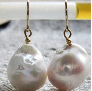

White south sea Keishi Keshi Drip Baroque Pearl Earrings