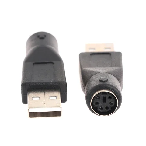 

3 Pieces USB Male To Female Adapter Converter For PS/2 Connector For PC To Keyboard Mouse Ps2