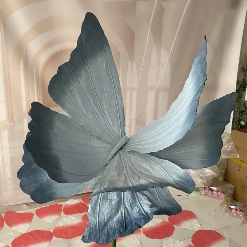 3Pc Set Handmade Butterfly Paper Flower Artificial Wedding Road Guide Party Backdrop Decoration Window Display Butterfly Flowers