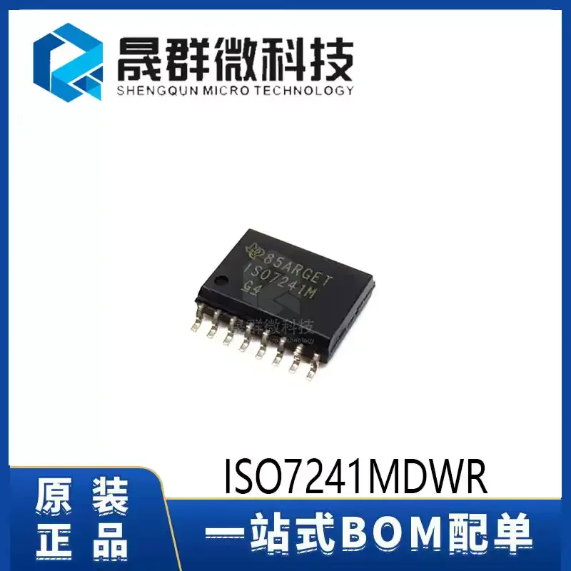 Brand new original ISO7241MDWR ISO7241M SOP-16 four channel digital isolator chip IC