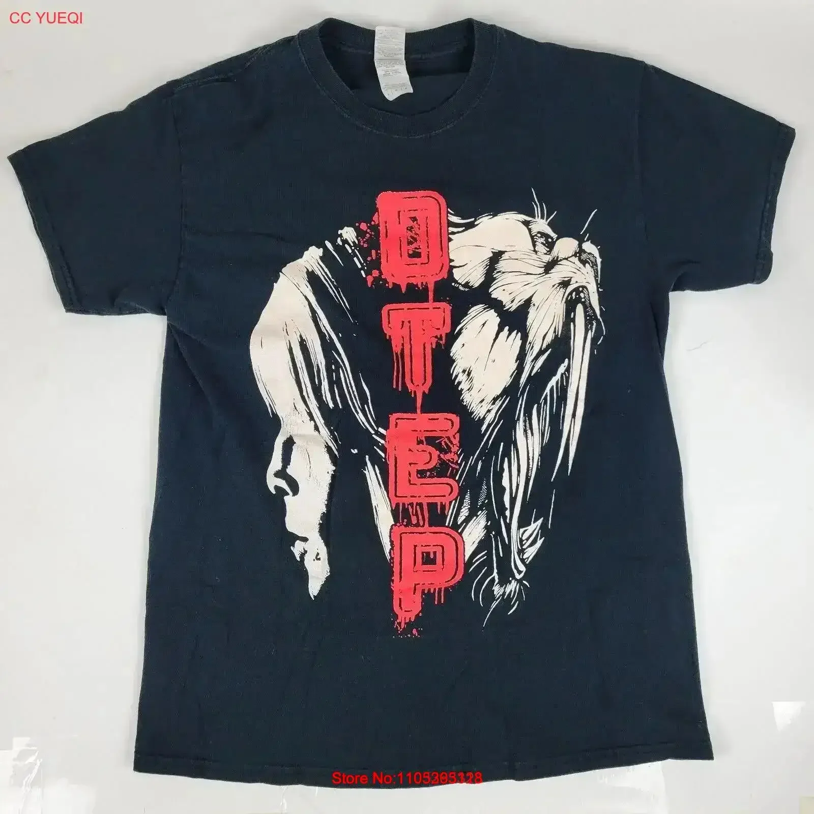 Vintage OTEP BAnd Shamaya Saber Tooth T Shirt Concert S to 5XL AR412 Washed streetwear Soft designer clothes Breathable Stylish