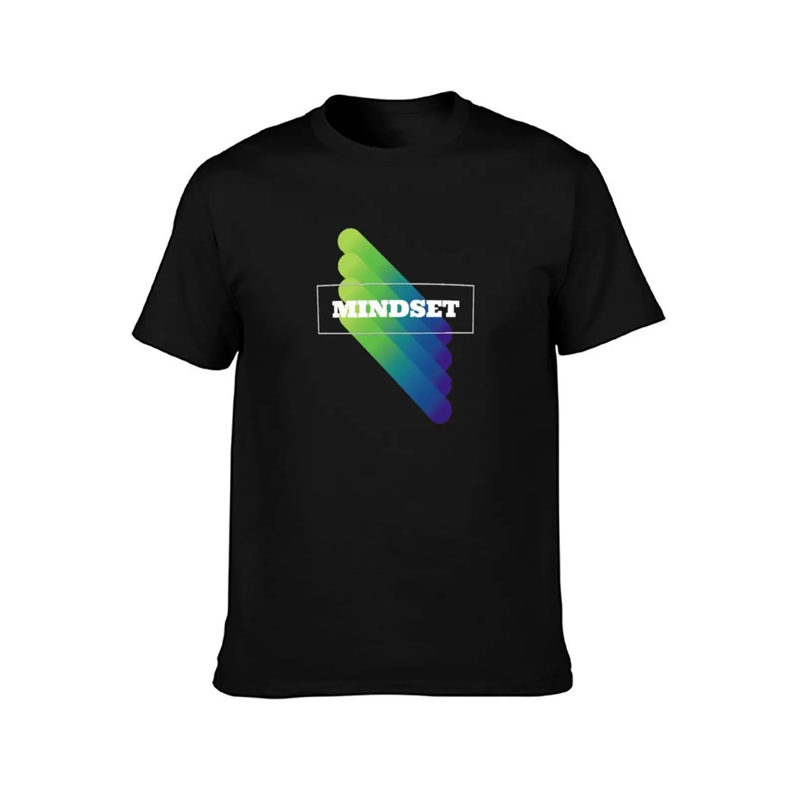 Mind Set Logo T-Shirt Plus Size Lightweight Top T-Shirt