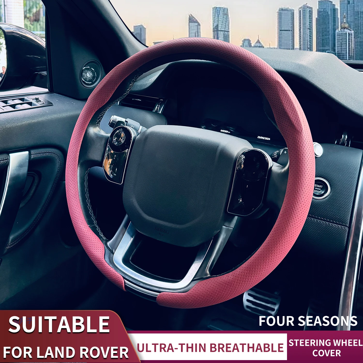 

2026 New Suitbale For LAND ROVER Range Rover Sport Velar Evoque Defender Discovery Ultra-Thin Luxury Car Steering Wheel Cover