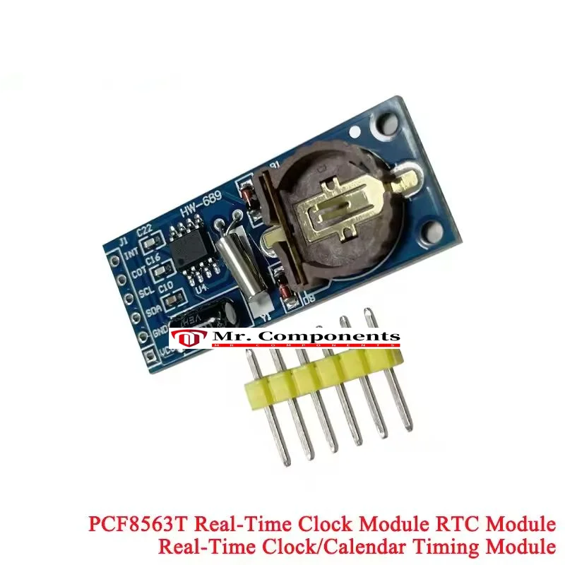 1Pcs PCF8563 PCF8563T 8563 IIC Real Time Clock RTC Module Board Good than DS3231 AT24C32 I2C Interface Calendar Timing Module