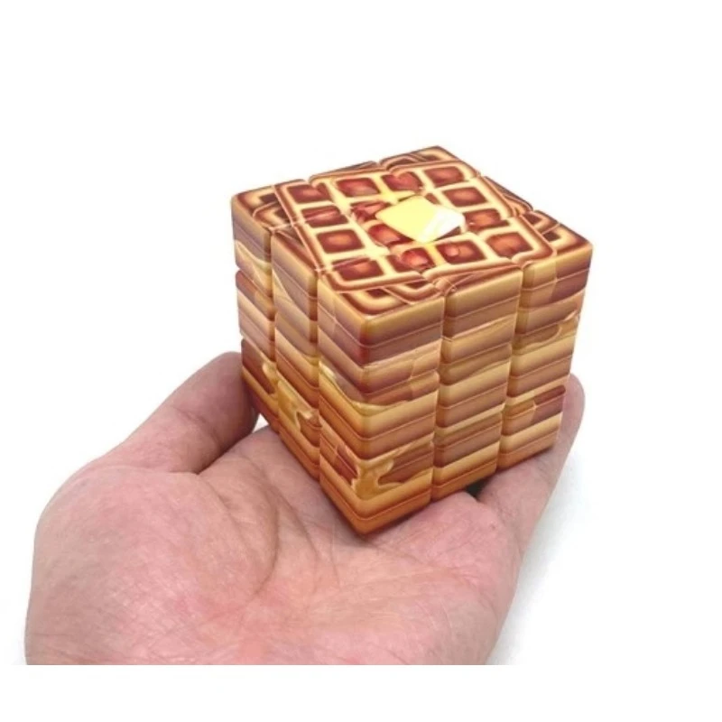 Adult's Puzzle 3x3 Cube Yummy Waffle 3x3x3 Cube Hungry Collection cubo magico giocattolo educativo per bambini