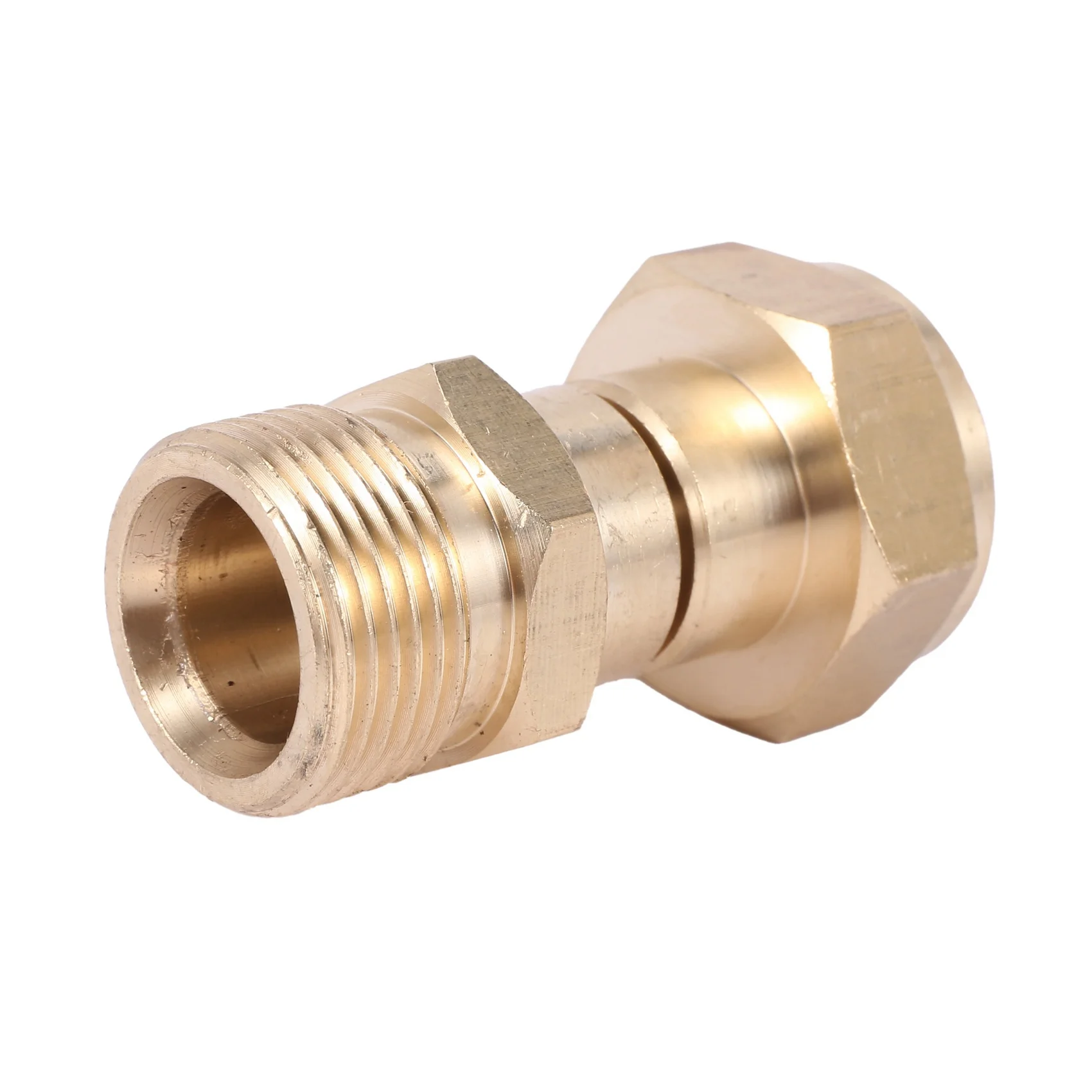 AT19-2X Pressure Washer Swivel Joint, Kink Free Gun To Hose Fitting, Anti Twist Metric M22 14Mm Connection, 3000 Psi