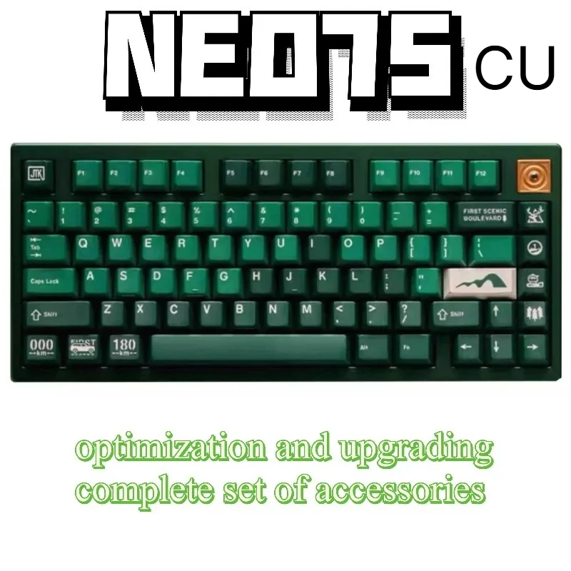 NEO75 Cu Mechanical Keyboard Accessories Sound Pack PORON Sandwich Cotton Positioning Plate Gaming Keyboard Upgrade Accessories