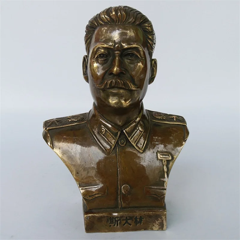 

Stalin Great Man Statue Home Decoration Bronze Crafts Half Body Celebrity Photo Customization