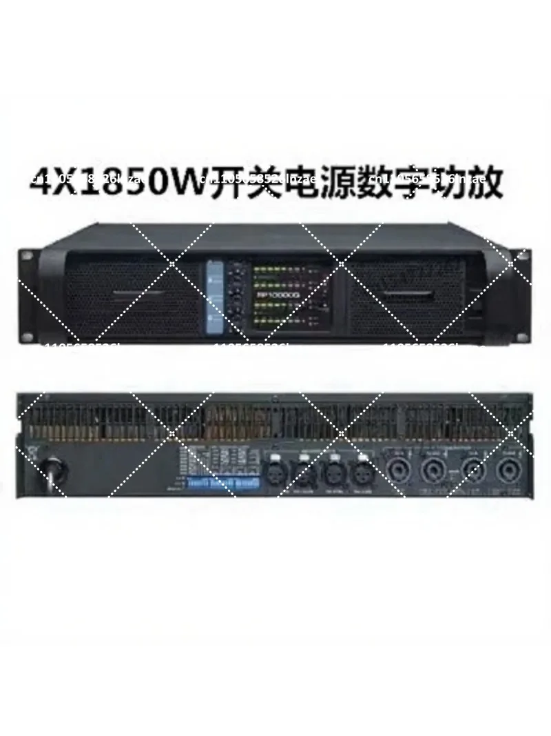 FP10000Q 4-Channel 10000W Class-D Power Amplifier for Dual 15 Speakers & Line Array Pro Audio