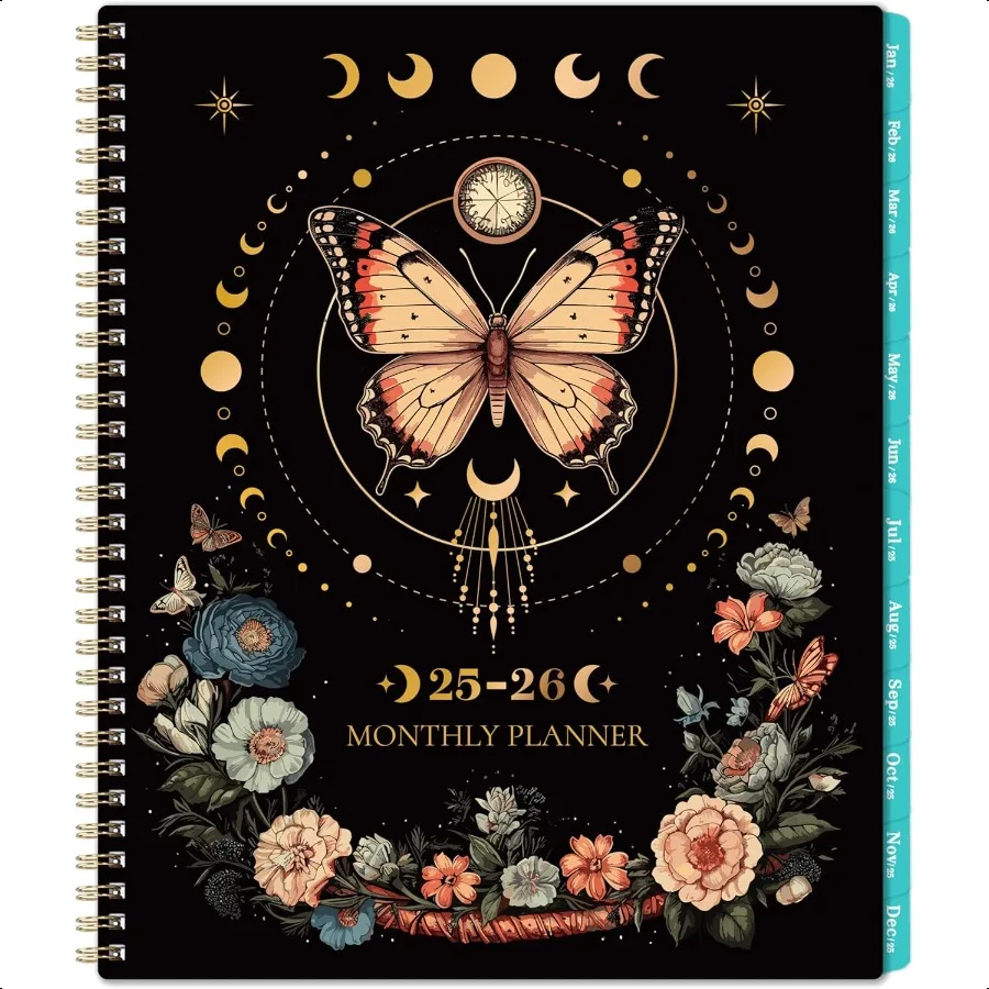 

Monthly Planner 20252026 Planner 20252026 from JUL. 2025 DEC. 2026 9 x 11 18Month Monthly Calendar with Tabs and Back Pocket Tw